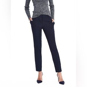 BANANA REPUBLIC Ryan Fit Tuxedo Pant in Blue Jacquard Print